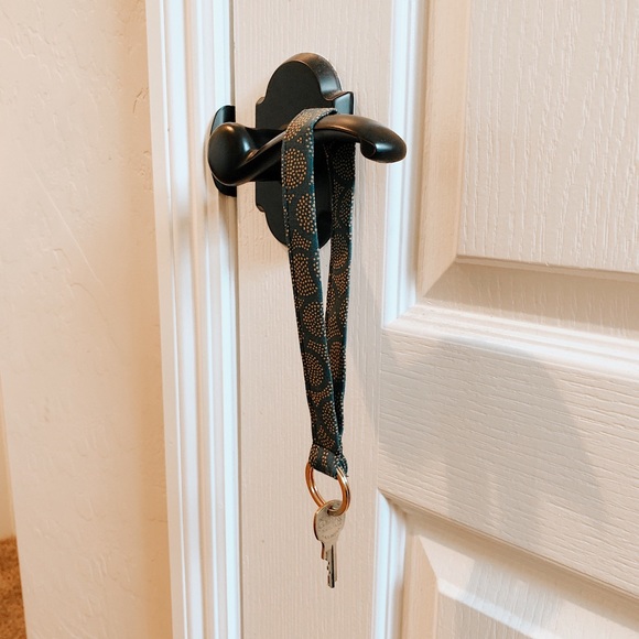 Blue & Gold Dots Keychain - Picture 4 of 5